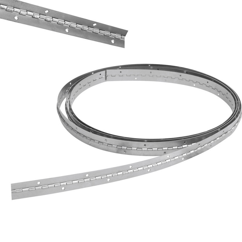 LBP13H LOCK Bisagra de piano de 1" x 3.5 m con orificios Lock | DIHERESA LBP13H LOCK Bisagra de piano de 1" x 3.5 m con orificios Lock | DIHERESA