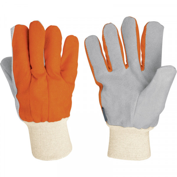 GU-265 Guantes carnaza y loneta, uso ligero TRUPER | DIHERESA