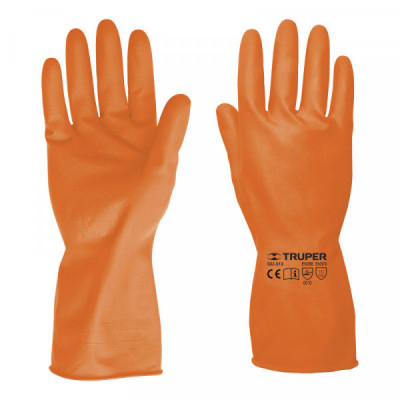 GU-313 Guantes de latex para limpieza, grandes TRUPER | DIHERESA