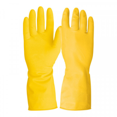 GU-341 Guantes de látex para limpieza, chicos, Pretul TRUPER | DIHERESA