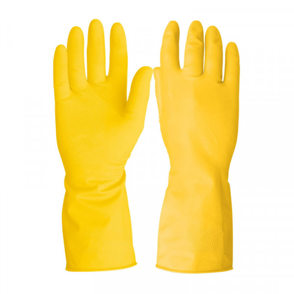 GU-342 Guantes de látex para limpieza, medianos, Pretul TRUPER | DIHERESA