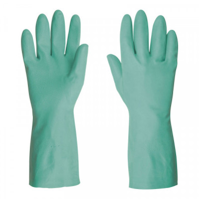 GU-822 Guantes de nitrilo verde, multiusos, medianos TRUPER | DIHERESA