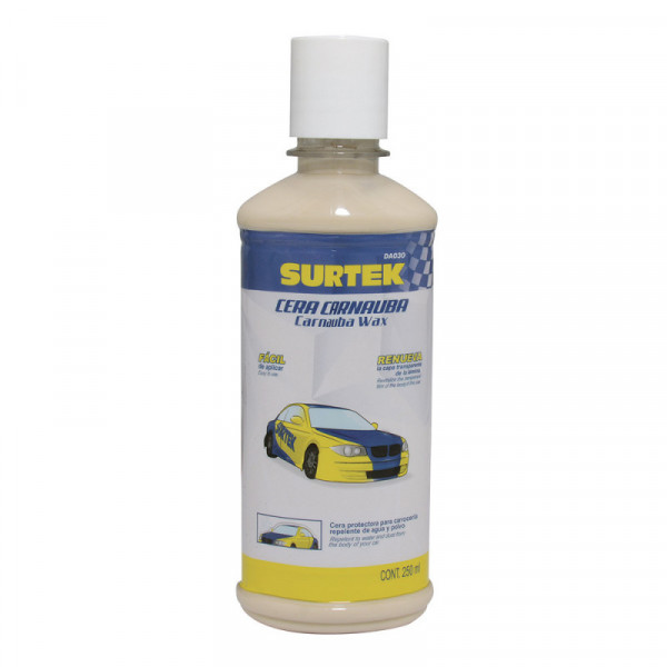 DA030 SURTEK Cera carnauba (Abrillantador de pinturas) 250 ml Surtek | DIHERESA