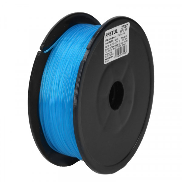 HIPE-100 Hilo para pesca, rollo 100m, calibre 1.00mm, azul TRUPER | DIHERESA