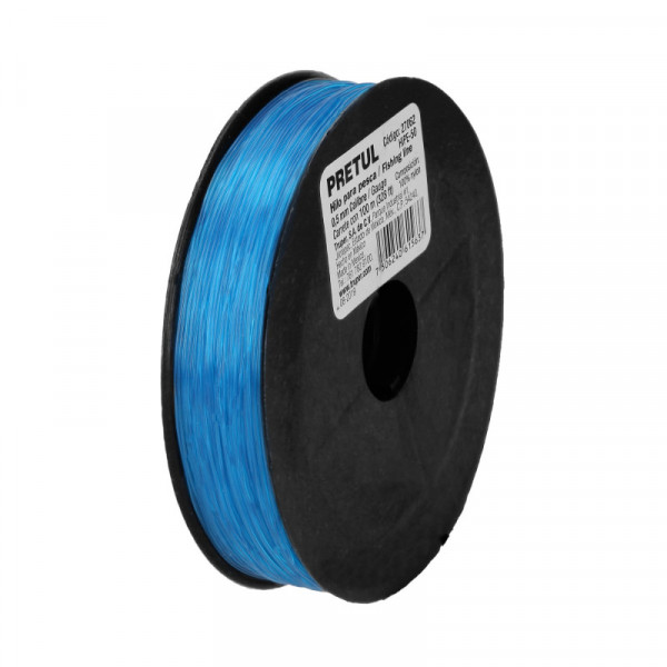 HIPE-50 Hilo para pesca, rollo 100m, calibre 0.50mm, azul TRUPER | DIHERESA