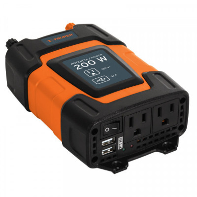 INCO-200 Inversor de corriente 200 W TRUPER | DIHERESA