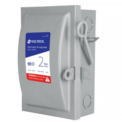 IS-230 Interruptor de seguridad 2 polos, 30 A, Volteck TRUPER | DIHERESA