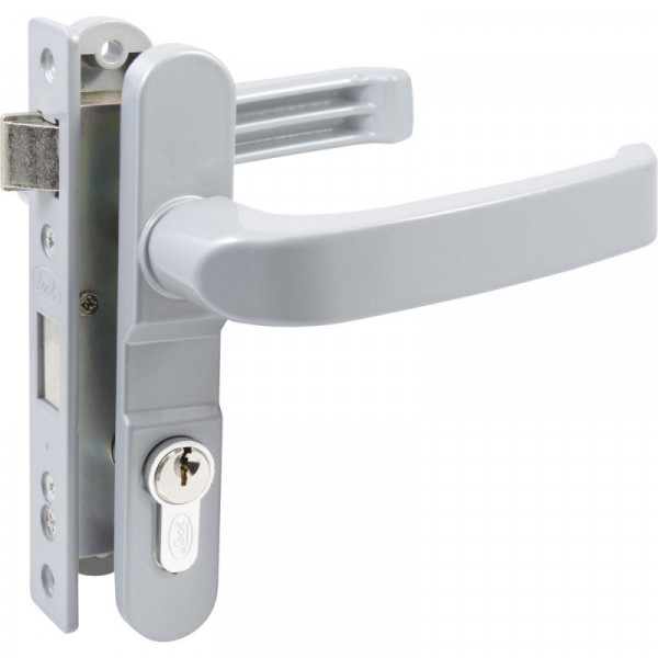 13CL LOCK Cerradura europea para puerta de aluminio  color gris Lock | DIHERESA