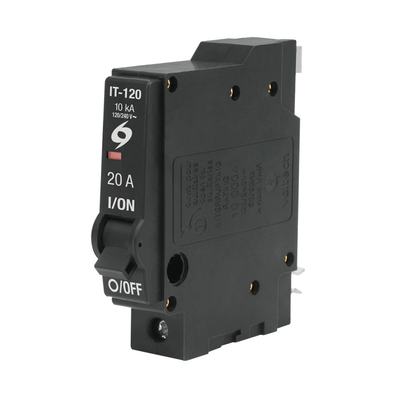 IT-120 Interruptor termomagnético 1 polo 20 A, Volteck TRUPER | DIHERESA