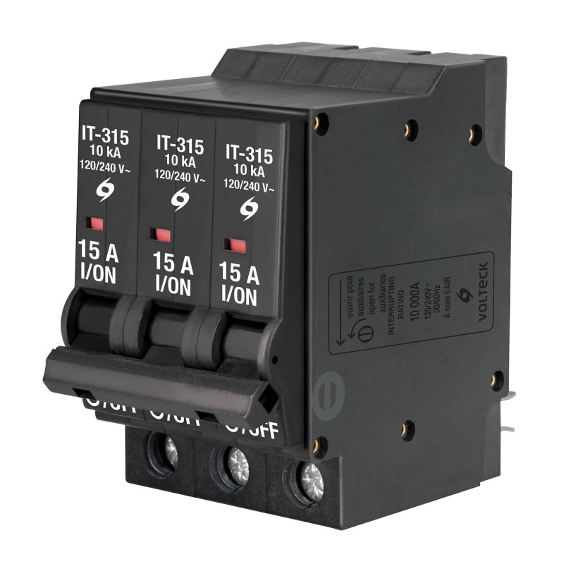 IT-315 Interruptor termomagnético 3 polos 15 A, Volteck TRUPER | DIHERESA