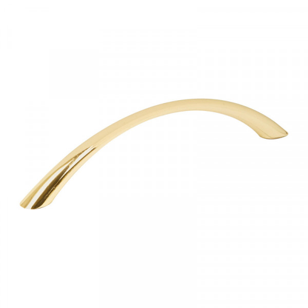 JAL-0222 Jaladera, latón brillante, estilo Arco, 128 mm TRUPER | DIHERESA