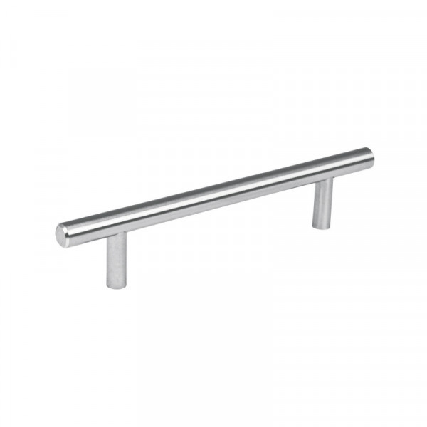 JAL-0312 Jaladera, niquel satinado, estilo Cilindro, 128 mm TRUPER | DIHERESA