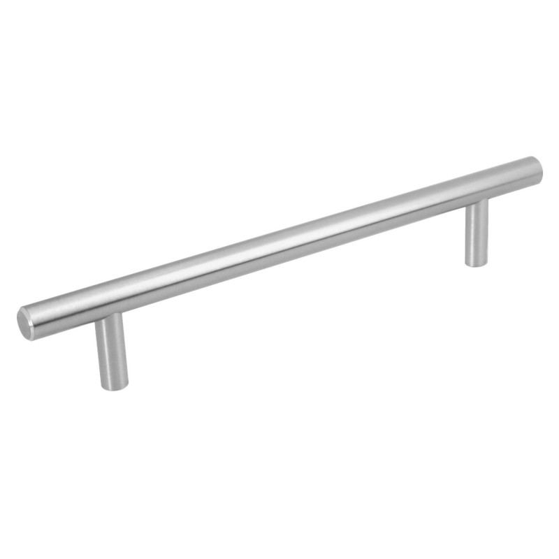 JAL-0313 Jaladera, niquel satinado, estilo Cilindro, 160 mm TRUPER | DIHERESA