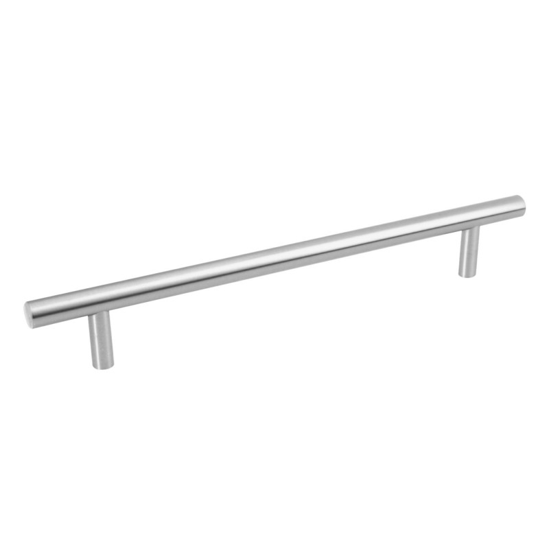 JAL-0314 Jaladera, niquel satinado,Cilindro,192mm TRUPER | DIHERESA