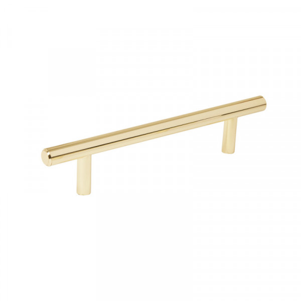 JAL-0322 Jaladera, latón brillante, estilo Cilindro, 128 mm TRUPER | DIHERESA