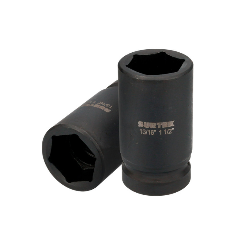 107282 SURTEK Dado de impacto largo 1" 6 puntas 1-1/2" Surtek | DIHERESA 107282 SURTEK Dado de impacto largo 1" 6 puntas 1-1/2" Surtek | DIHERESA