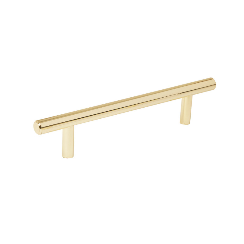 JAL-0322 Jaladera, latón brillante, estilo Cilindro, 128 mm TRUPER | DIHERESA