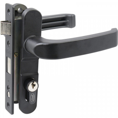 11CL LOCK Cerradura europea para puerta de aluminio  color negro