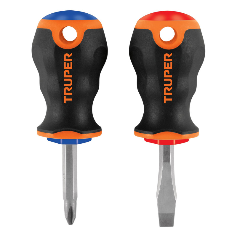 JDT-2B Juego de 2 desarmadores 3/16x4 mango comfort grip TRUPER | DIHERESA JDT-2B Juego de 2 desarmadores 3/16x4 mango comfort grip TRUPER | DIHERESA