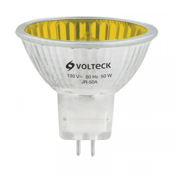 JR-50A Foco de halógeno tipo JR, 50 w, amarillo, Volteck TRUPER | DIHERESA