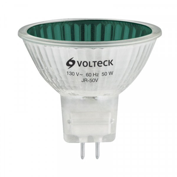 JR-50V Foco de halógeno tipo JR, 50 w, verde, Volteck TRUPER | DIHERESA