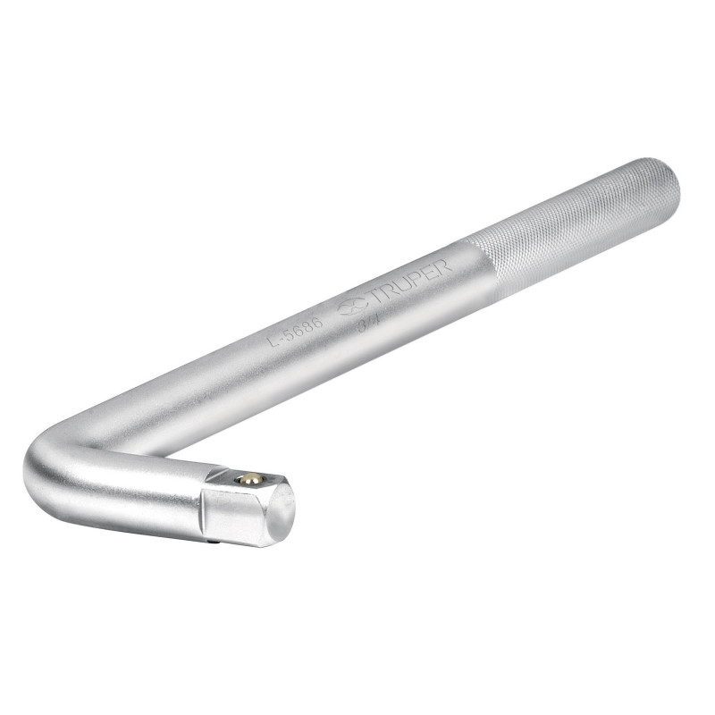 L-5686 Mango en 'L' de 18'x 25 mm para dados cuadro 3/4' TRUPER | DIHERESA L-5686 Mango en 'L' de 18'x 25 mm para dados cuadro 3/4' TRUPER | DIHERESA