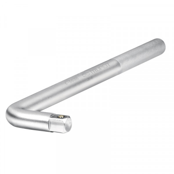 L-5686 Mango en 'L' de 18'x 25 mm para dados cuadro 3/4' TRUPER | DIHERESA
