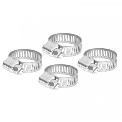 M-4B Abrazadera 4 de acero inoxidable, blister con 4 pzas TRUPER | DIHERESA