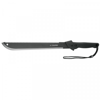 MACH-18X Machete doble filo, 18' con mango inyectado y funda TRUPER | DIHERESA