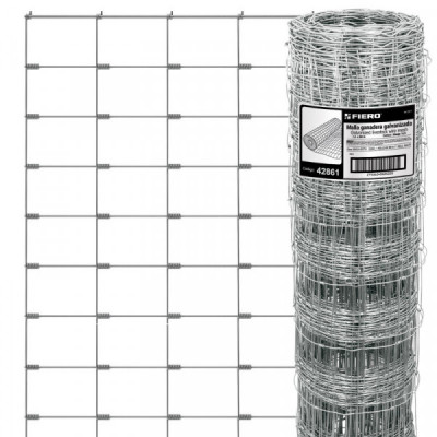 MAGA-50X14 Malla ganadera de acero galvanizado, 1.40 X 50 m TRUPER | DIHERESA