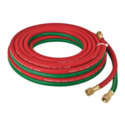 MANCOR-75 Manguera cuata reforzada para oxiacetileno, 7.5 m TRUPER | DIHERESA