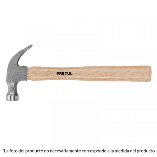 MAR-16P Martillo uña recta 16 oz, Pretul TRUPER | DIHERESA