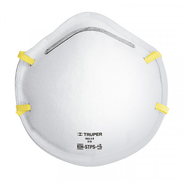 MAS-X-B Mascarilla para polvo y vapores orgánicos, blister 2 pzas TRUPER | DIHERESA