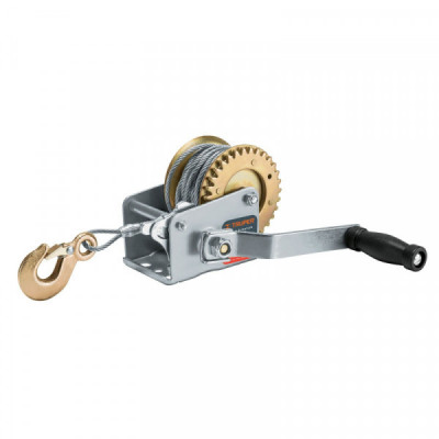 MAW-27C Malacate con manivela, 300 kg, con cable TRUPER | DIHERESA