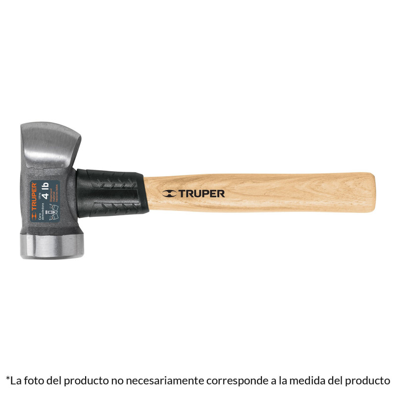 MD-3HX Marro demoledor 3 lb mango de madera TRUPER | DIHERESA