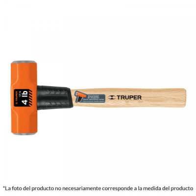 MD-3M Marro octagonal 3 lbs. mango madera 12' TRUPER | DIHERESA