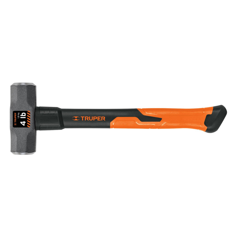MD-4F Marro octagonal 4 lbs, mango fibra de vidrio TRUPER | DIHERESA