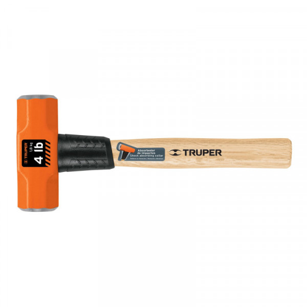 MD-4M Marro octagonal 4 lbs. Mango madera 12' TRUPER | DIHERESA