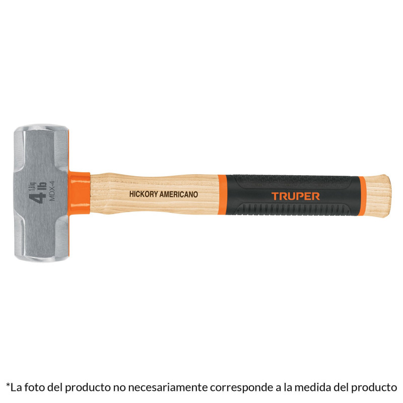 MDX-3 Marro octagonal, forjado, 3 lb, mango de neopreno TRUPER | DIHERESA MDX-3 Marro octagonal, forjado, 3 lb, mango de neopreno TRUPER | DIHERESA