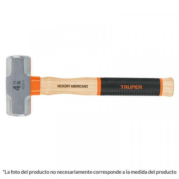 MDX-3 Marro octagonal, forjado, 3 lb, mango de neopreno TRUPER | DIHERESA