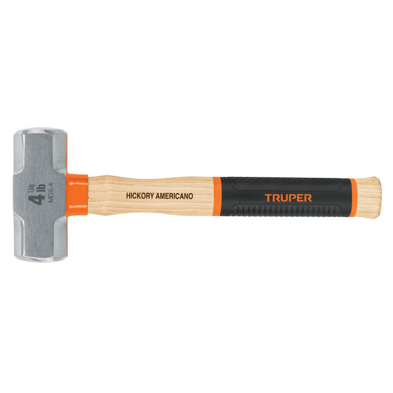 MDX-4 Marro octagonal, forjado, 4 lb, mango de neopreno TRUPER | DIHERESA MDX-4 Marro octagonal, forjado, 4 lb, mango de neopreno TRUPER | DIHERESA