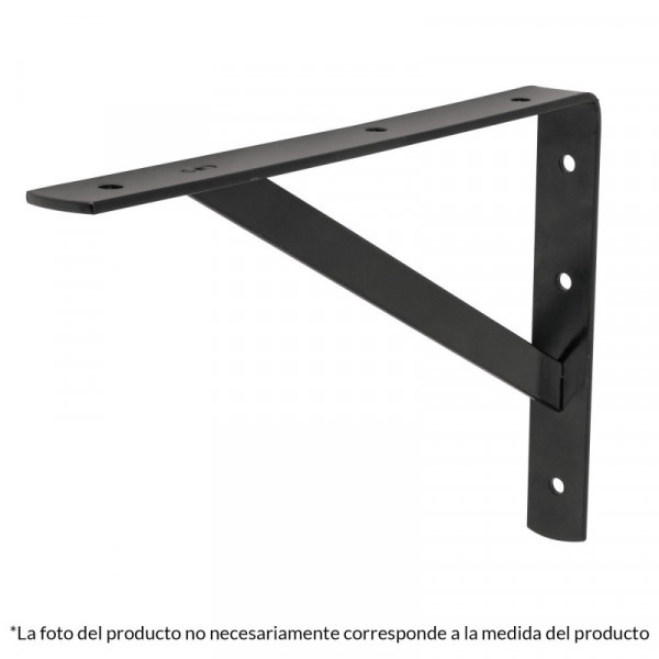 MER-20N Ménsula reforzada, 13 x 20', negra TRUPER | DIHERESA