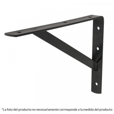 MER-20N Ménsula reforzada, 13 x 20', negra TRUPER | DIHERESA