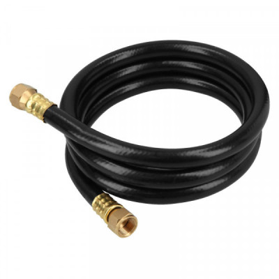 MGAN-15 Manguera flexible negra, PVC, 3/8',300 PSI,con conexión,1.5m TRUPER | DIHERESA