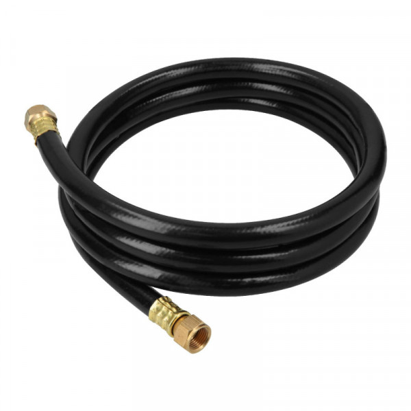 MGAN-20 Manguera flexible negra, PVC, 3/8', 300 PSI,con conexión, 2m TRUPER | DIHERESA