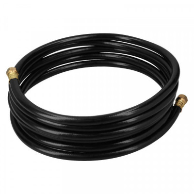 MGAN-50 Manguera flexible negra, PVC, 3/8', 300 PSI,con conexión, 5m TRUPER | DIHERESA