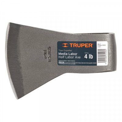 ML-4 Hacha media labor, 4 lbs, sin mango TRUPER | DIHERESA