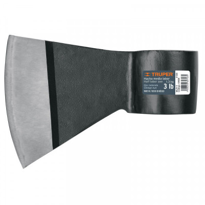 MLR-3 Hacha media labor, ojo redondo, 3 lbs, sin mango TRUPER | DIHERESA