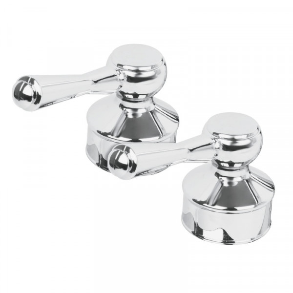 MMP-200 Juego 2 manerales para lavabo y fregadero,plásticos, palanca TRUPER | DIHERESA