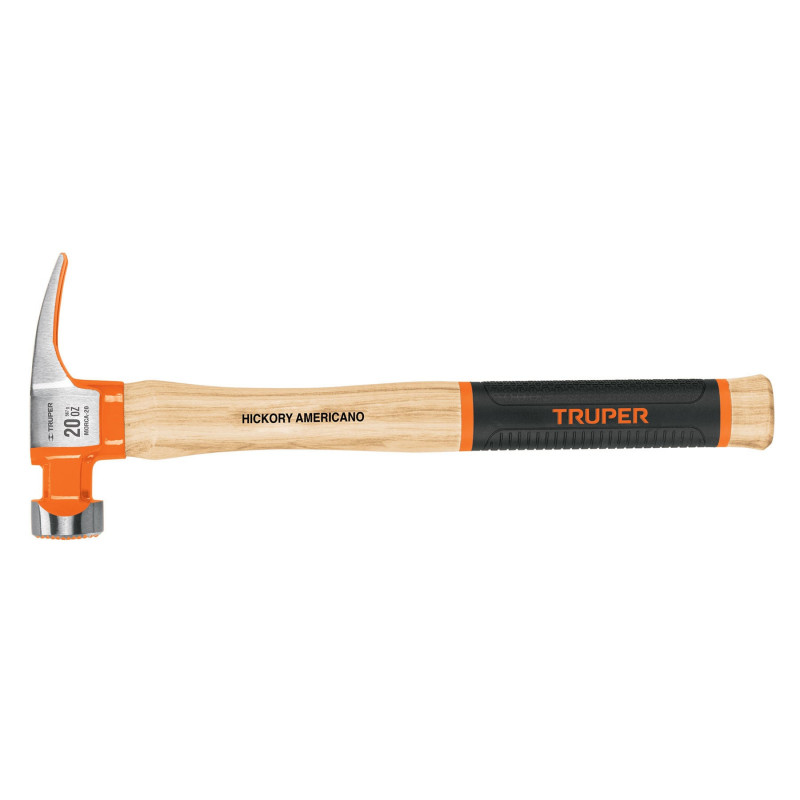 MORCA-20 Martillo California Ripper, boca fresada, 20 oz, hickory TRUPER | DIHERESA MORCA-20 Martillo California Ripper, boca fresada, 20 oz, hickory TRUPER | DIHERESA
